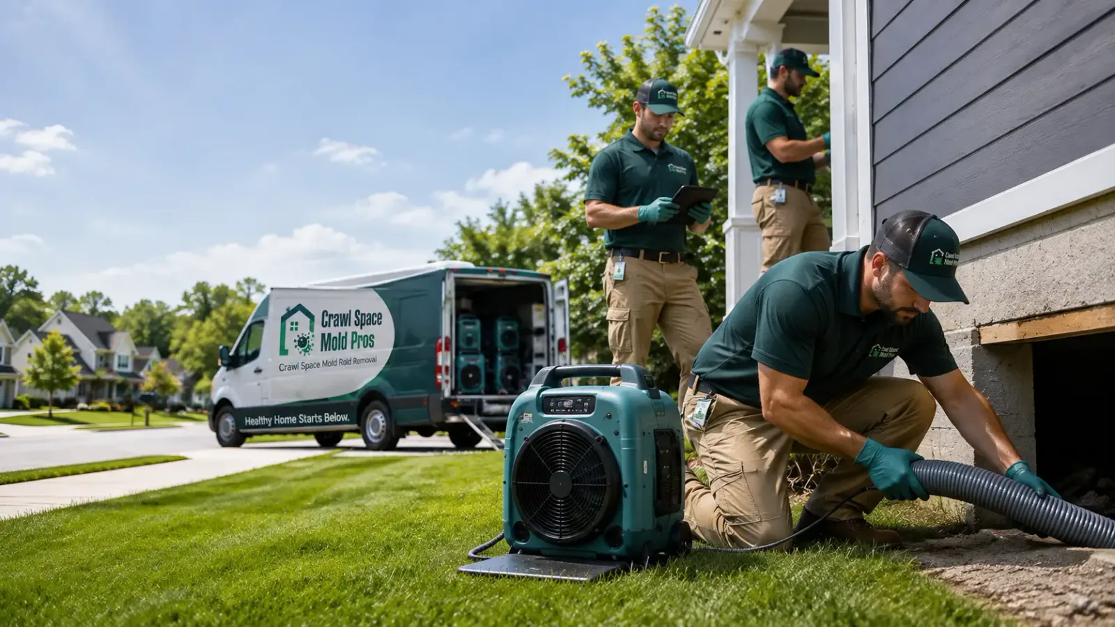 Crawl Space Mold Removal in Berkshire, NY